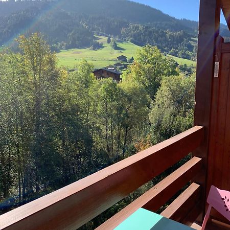 Appartement Vue Piste De Ski Praz-sur-Arly Exteriér fotografie