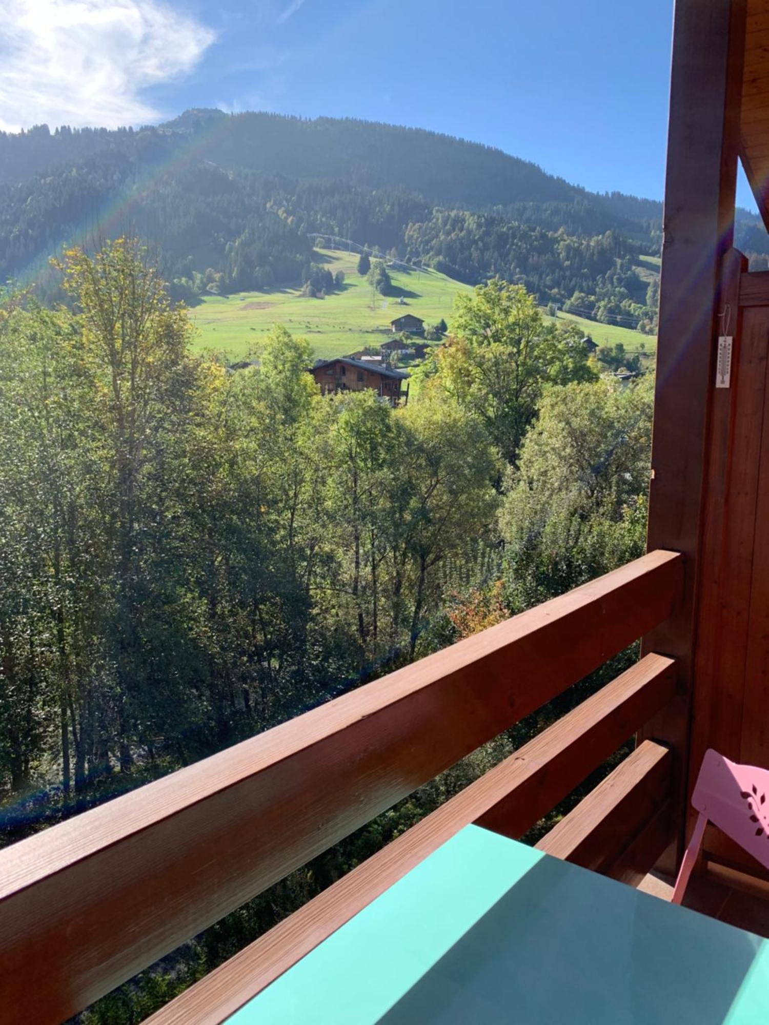 Appartement Vue Piste De Ski Praz-sur-Arly Exteriér fotografie