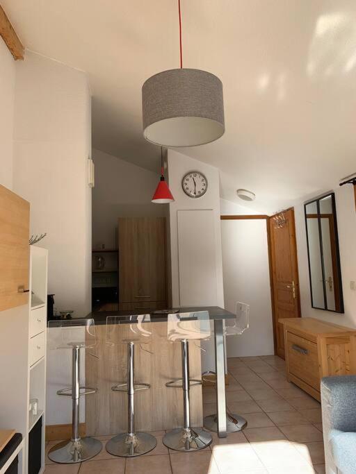 Appartement Vue Piste De Ski Praz-sur-Arly Exteriér fotografie