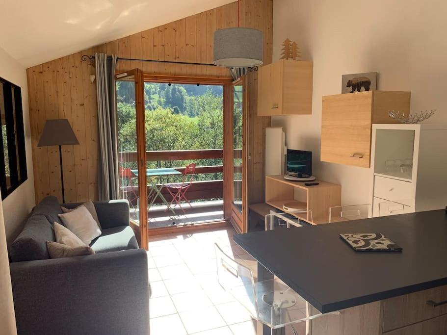 Appartement Vue Piste De Ski Praz-sur-Arly Exteriér fotografie