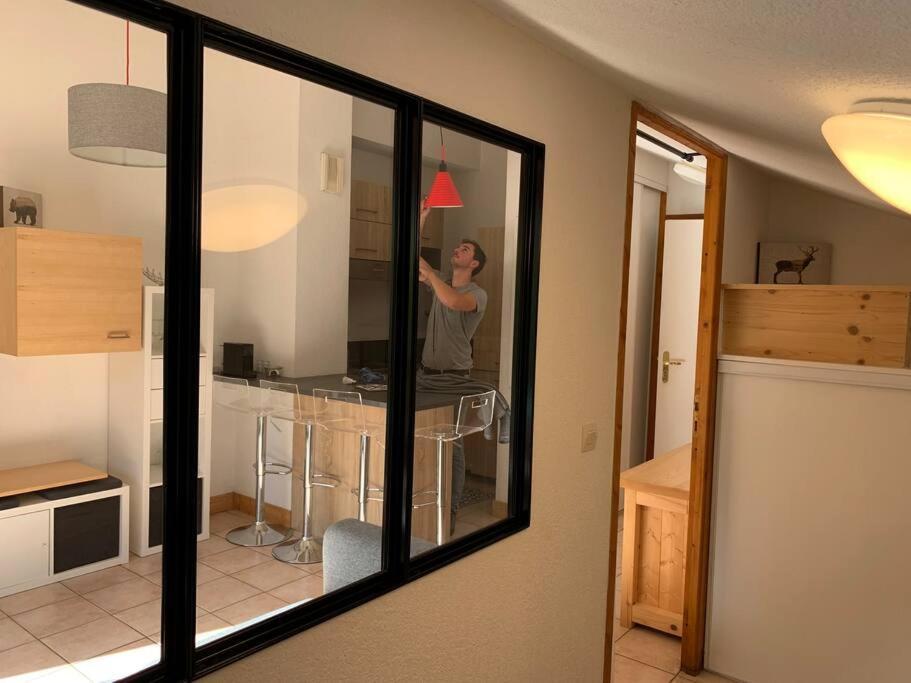 Appartement Vue Piste De Ski Praz-sur-Arly Exteriér fotografie